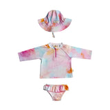 Miela Kids Uzun Kollu Mayo Seti | Tie Dye