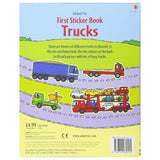 First Sticker Book Trucks
