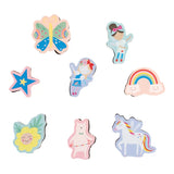 Floss & Rock Ahşap Baskı Seti - Rainbow Fairy
