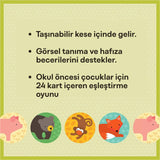 Petit Collage Kart Eşleştirme Oyunu - Animals + Babies