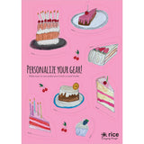 Riceteria Stickers Lunchbox | Sweet Cake