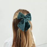 Mimi & Lula Agnes Oversize Bow 2’li Toka - Teal