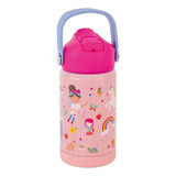 Floss & Rock Paslanmaz Çelik Pipetli Suluk | Rainbow Fairy