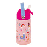 Floss & Rock Paslanmaz Çelik Pipetli Suluk | Rainbow Fairy