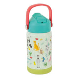 Floss & Rock Paslanmaz Çelik Pipetli Suluk | Jungle