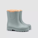 Igor W10290 Tokio Borreguito Çocuk Kürklü Yağmur Botu | Verde Green