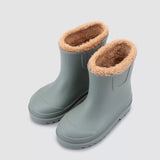 Igor W10290 Tokio Borreguito Çocuk Kürklü Yağmur Botu | Verde Green