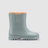 Igor W10290 Tokio Borreguito Çocuk Kürklü Yağmur Botu | Verde Green