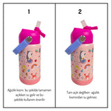 Floss & Rock Paslanmaz Çelik Pipetli Suluk | Adventure