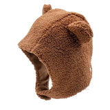 Miela Kids Ayı Kulaklı Peluş Bere | Kahverengi