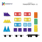 Connetix Rainbow Transport Set - 50 Parça