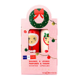 Inuwet Xmas Fiyonk 2'li Dudak Nemlendiricisi - Mango & Pamuk Şeker
