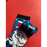 Lille Trove Yılbaşı Temalı Çorap | Santa Blue