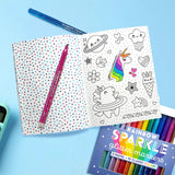 Ooly Stickiville Color-in Sticker Kitabı