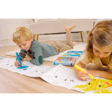 Ooly Color-A-Looong: Fold Out Boyama Kitabı - Safari Family
