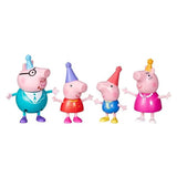 Peppa Pig ve Ailesi Dörtlü Figür Seti - Party
