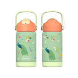SipnJoy FlipSip Çocuk Su Termosu 360 ml | Peacock Queen