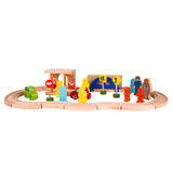 Classic World Ahşap 110 Parçalı Tren Seti