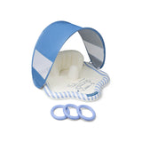 Swim Essentials Sırt Destekli ve Gölgelikli Bebek Oyun Matı 76 cm - Blue Surfer