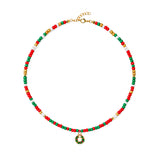 Petit Label Christmas Kolye | Christmas Wreath