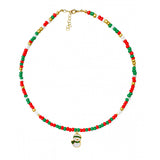 Petit Label Christmas Kolye | Green Snowman