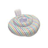 Swim Essentials Sırt Destekli Yüzme Simidi - Striped Rainbow