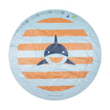 Swim Essentials Fıskiyeli Mat - Orange Blue Sharks