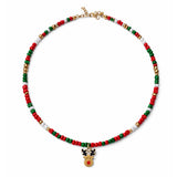 Petit Label Christmas Kolye | Reindeer Brown