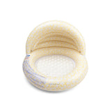 Swim Essentials Gölgelikli Şişme Oyun ve Yüzme Havuzu 100 cm - Yellow Flowers