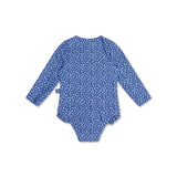 Swim Essentials Uzun Kollu Mayo - Blue Leopard