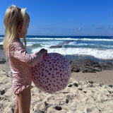 Swim Essentials Plaj Topu - Old Pink Leopar