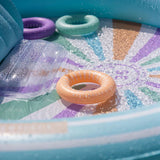 Swim Essentials Fıskiyeli ve Kaydıraklı Şişme Havuz - Rainbow