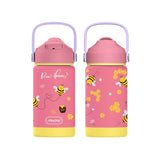 KidsnJoy | FlipSip Çocuk Su Termosu 360 ml | Bee Honey