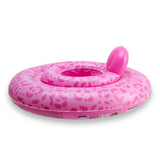 Swim Essentials Sırt Destekli Yüzme Simidi - Pink Leopard