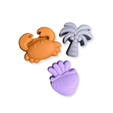 Swim Essentials Silikon Oyuncak Seti Kova / Kürek / 3 Adet Kalıp - Abstract