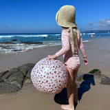 Swim Essentials Plaj Topu - Old Pink Leopar