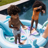 Swim Essentials Fıskiyeli ve Kaydıraklı Şişme Havuz - Rainbow