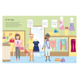 Sticker Dolly Dressing Shopping