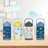 SipnJoy FlipSip Çocuk Su Termosu 360 ml | Dino Roar