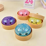 Squishy Rainbow Mystery Glitter Bun Dumpling Sürpriz Paket 16 cm