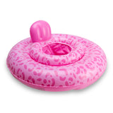 Swim Essentials Sırt Destekli Yüzme Simidi - Pink Leopard
