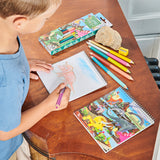 Eeboo Telli Sketchbook - Dinosaur