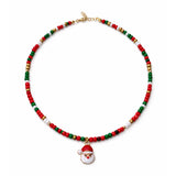Petit Label Christmas Kolye | Red Santa