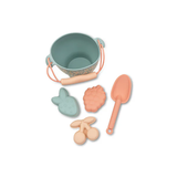 Swim Essentials Silikon Oyuncak Seti Kova / Kürek / 3 Adet Kalıp - Green Flowers