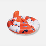 Swim Essentials Sırt Destekli Yüzme Simidi - Red White Whale
