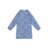 Swim Essentials Uzun Kollu Şortlu Mayo - Coral Bliss