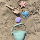 Swim Essentials Silikon Oyuncak Seti Kova / Kürek / 3 Adet Kalıp - Sea Animals