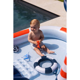 Swim Essentials Fıskiyeli ve Kaydıraklı Şişme Havuz - Red White Whale