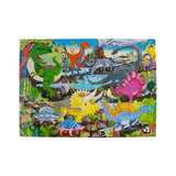 Eeboo 20 Parça Yapboz - Dinosaur Land