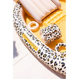 Swim Essentials Fıskiyeli ve Kaydıraklı Şişme Havuz - Beige Leopard